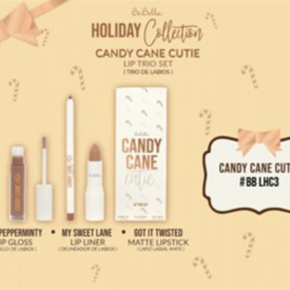 Candy Cane Cutie Lip Trio Set - Picture 2 of 2